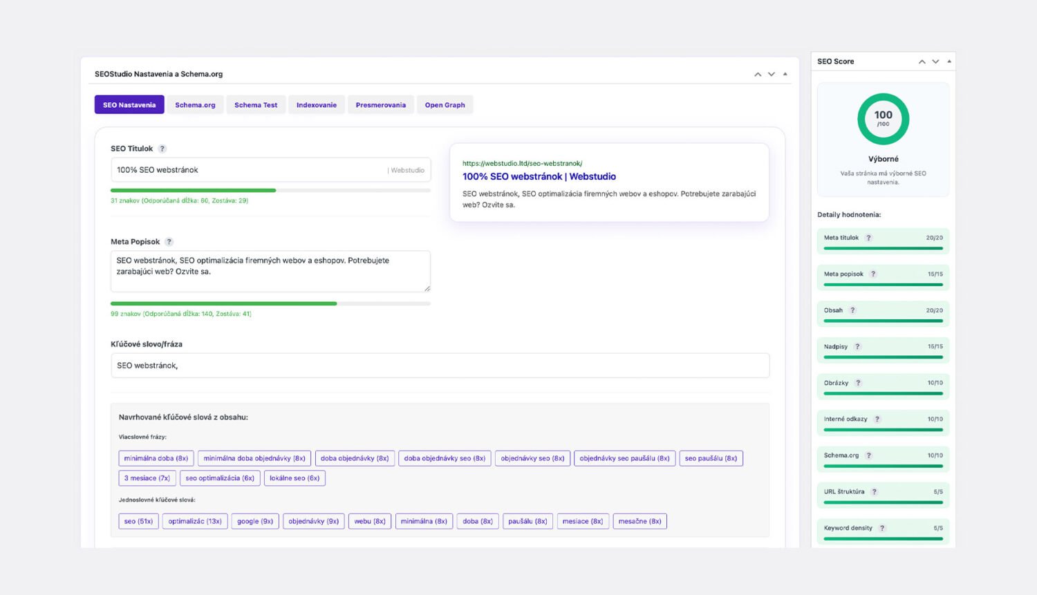 WordPress plugin SEO Studio WordPress plugin SEO Studio