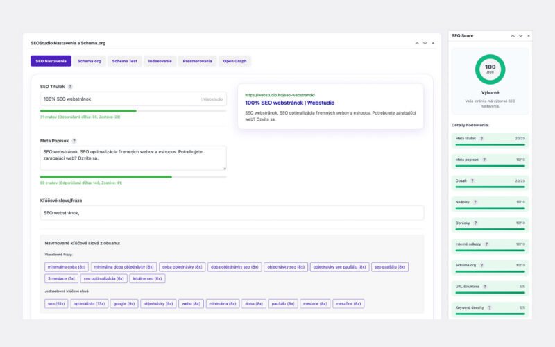 WordPress plugin SEO Studio WordPress plugin SEO Studio