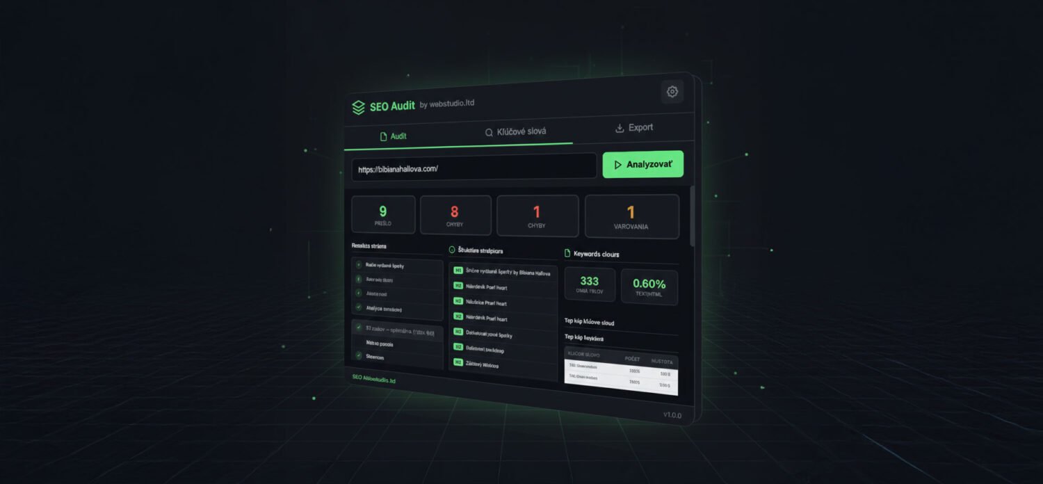 SEO Audit by webstudio.ltd