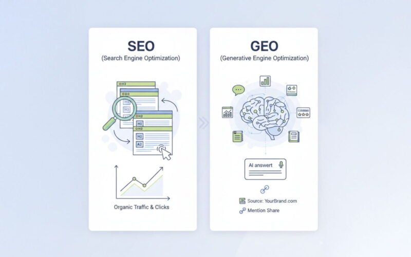Rozdiel medzi SEO a GEO