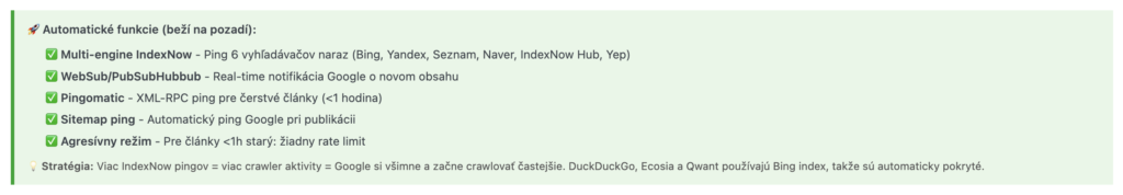 Wseo 3.3 zamerané na čitateľnosť, indexáciu a local business
