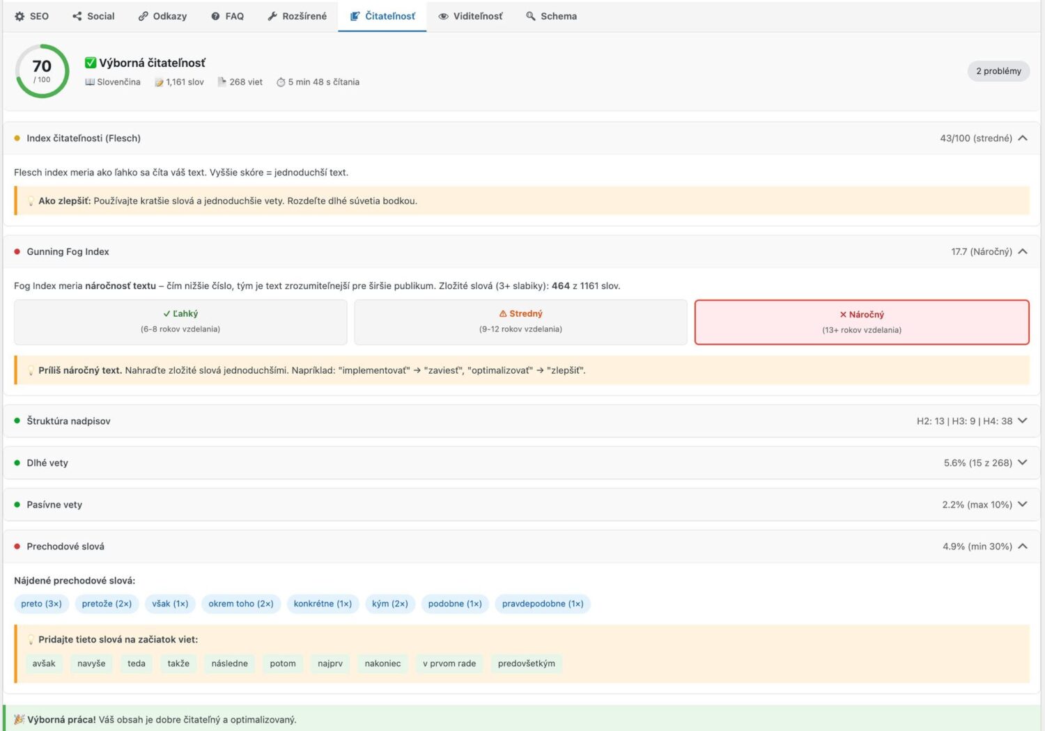 Píšete texty pre web? Webstudio SEO Pro vám pomôže písať lepšie texty!